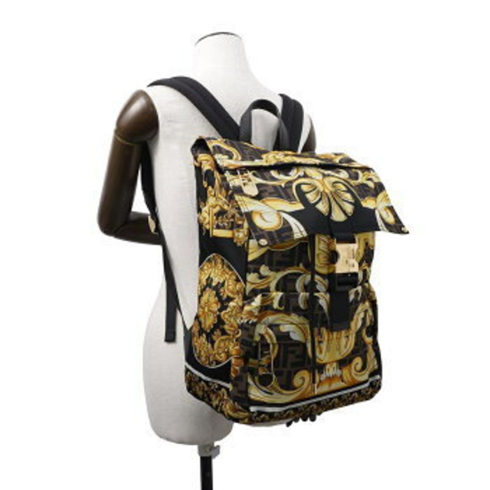 Fendi Backpack Versace Black Bag - image 4